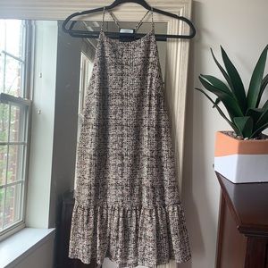 FOUR LEAF chevron dress with peplum hem ✨